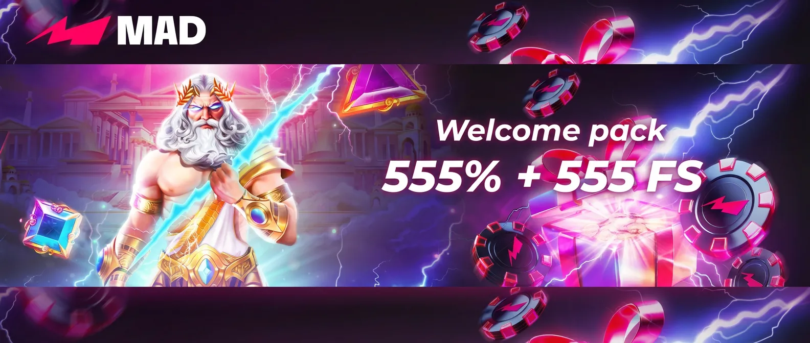 Мад казино баннер